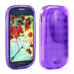 Samsung Galaxy Light T399 TPU Gel Case (Purple)